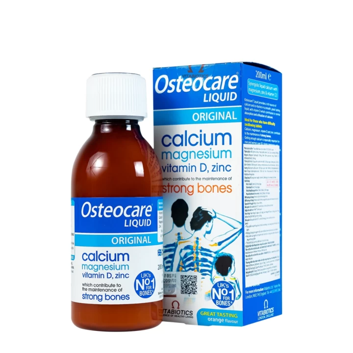 Canxi Dạng Nước Osteocare Liquid Original Hàng Anh Hộp 200ML