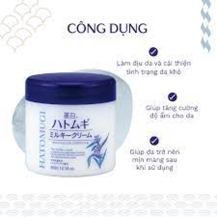 Kem Dưỡng Ẩm Hatomugi Nhật Bản 300G