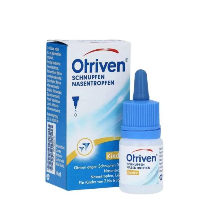 Nhỏ Mũi Cho Bé 2-6 Tuổi Otriven Hàng Đức Chai 10ML