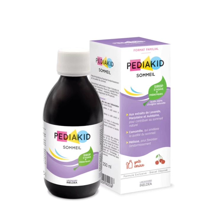 Siro Ngủ Ngon Cho Trẻ Từ 6 Tháng Tuổi Pediakid Sommeil Hàng Pháp Chai 125ML