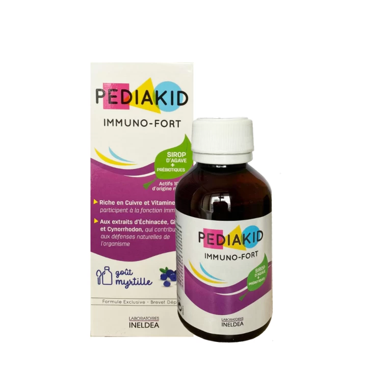 Siro Tăng Đề Kháng Cho Trẻ Pediakid Immuno-Fort Hàng Pháp Chai 125ML