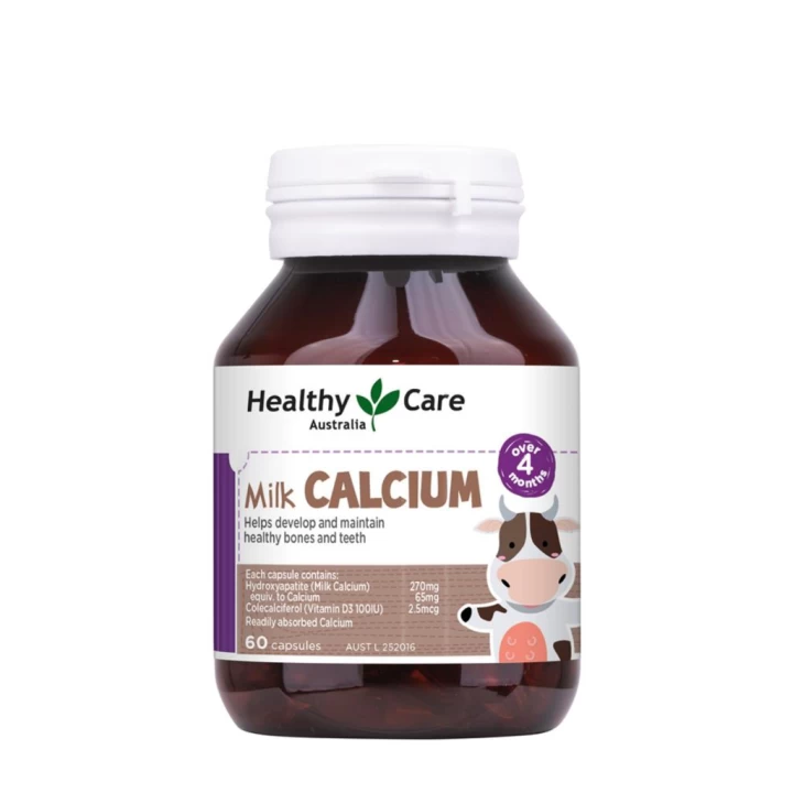 Viên Uống Canxi Cho Bé Healthy Care Hàng Úc Hộp 60 Viên