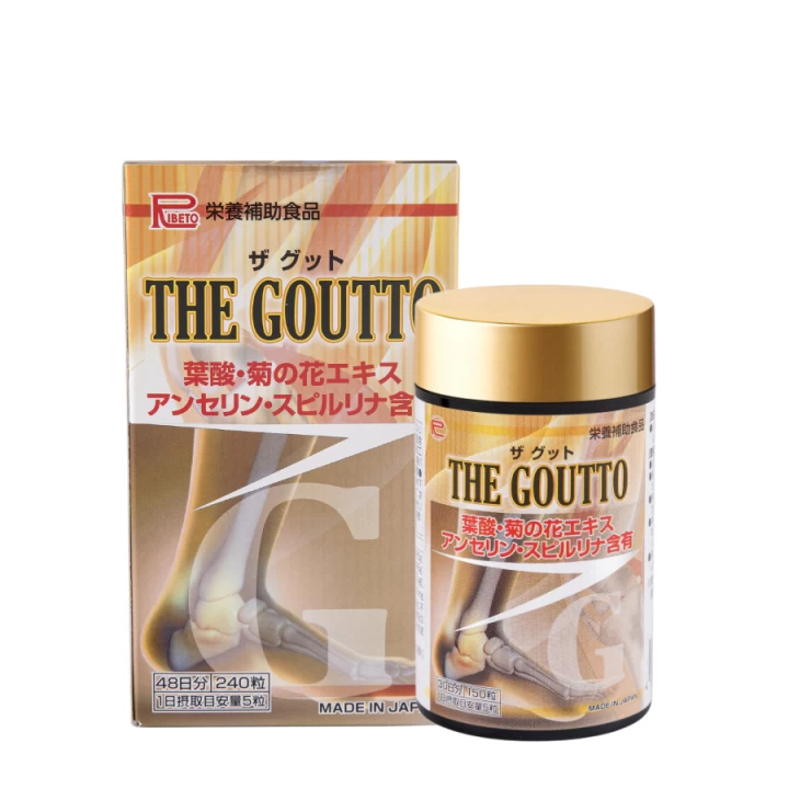 Viên Uống The Goutto Điều Trị Bệnh Gout  Nhật Bản Hộp 240 Viên