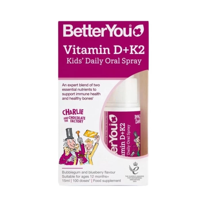 Vitamin D + K2 Dạng Xịt Better You Hàng Anh 15ML