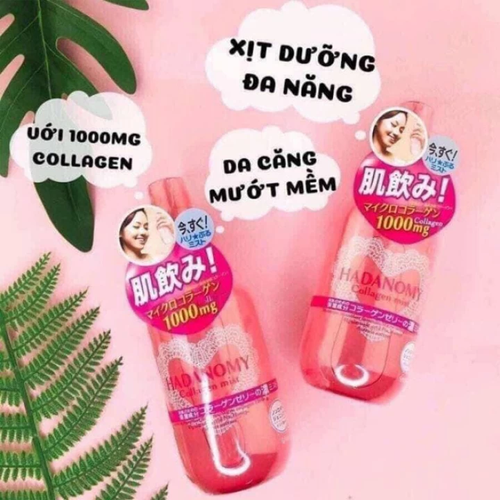 Xịt Khoáng Hadanomy Collagen Nhật Bản 250ML