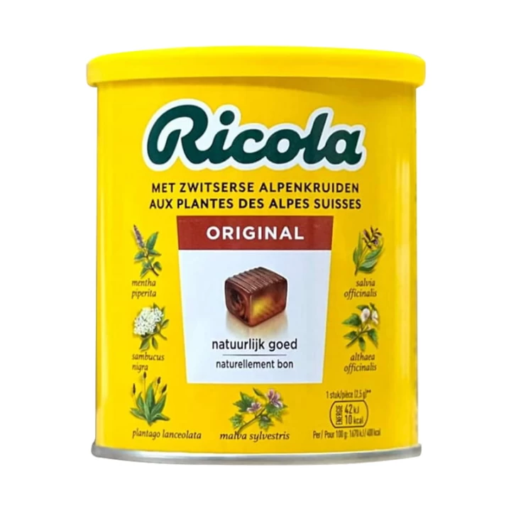 Kẹo Ngậm Trị Ho Thảo Dược Ricola Đức 250G