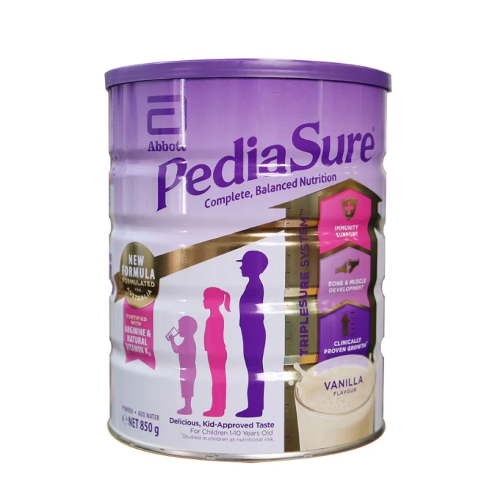 Sữa Bột Pediasure Nắp Tím Nội Địa Úc 850G