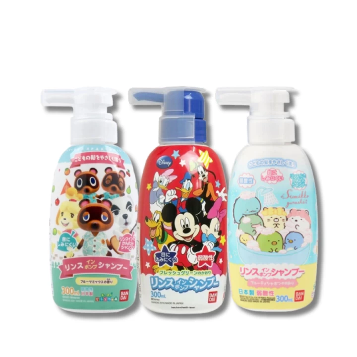 Sữa Tắm Gội Cho Trẻ Em Bandai Nhật Bản 300ML