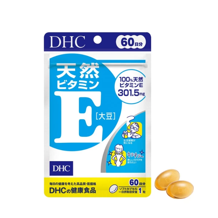 Viên Uống DHC Vitamin E Nhật Bản Gói 60 Ngày 60 Viên