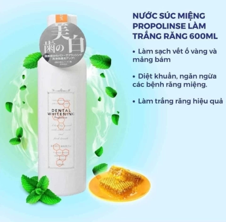 Nước Súc Miệng Propolinse Nhật Bản 600ML