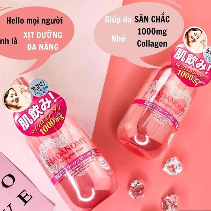 Xịt Khoáng Hadanomy Collagen Nhật Bản 250ML