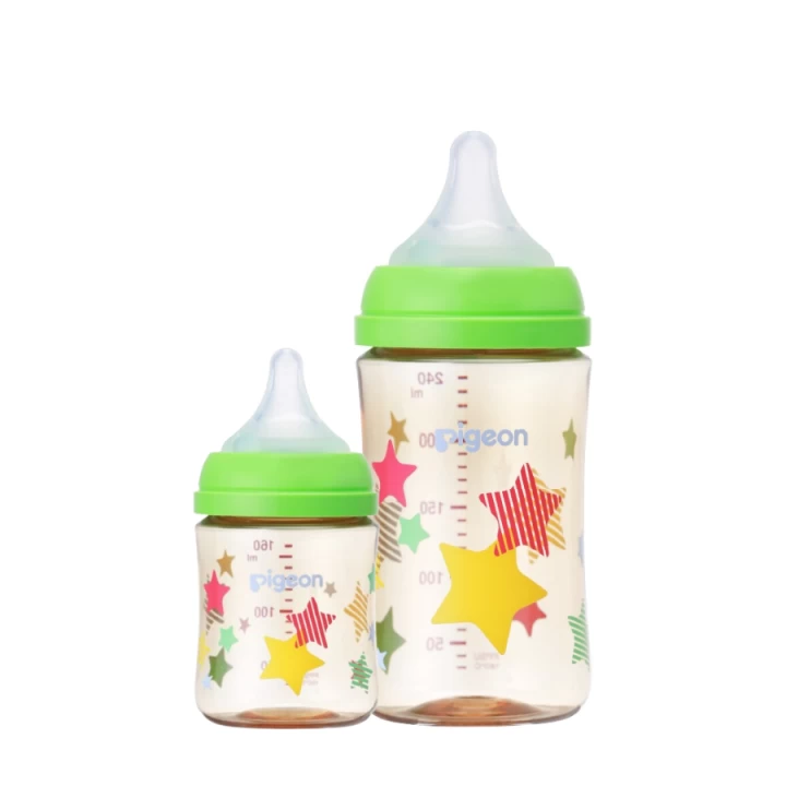 Bình Sữa Cho Bé Pigeon PPSU Plus Thế Hệ 3 Loại 160ML/240ML