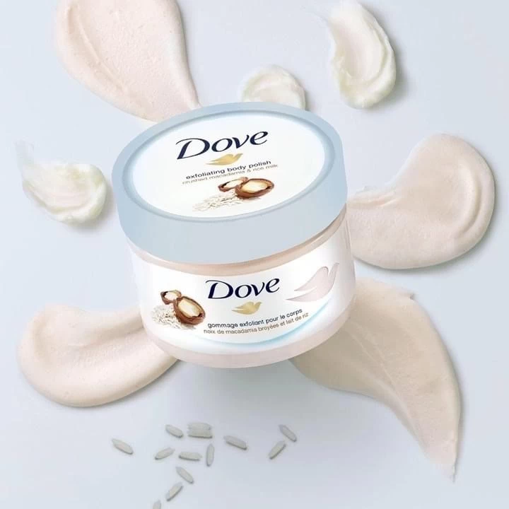 Tẩy Da Chết Dove Lựu Đỏ & Macca Bản Đức