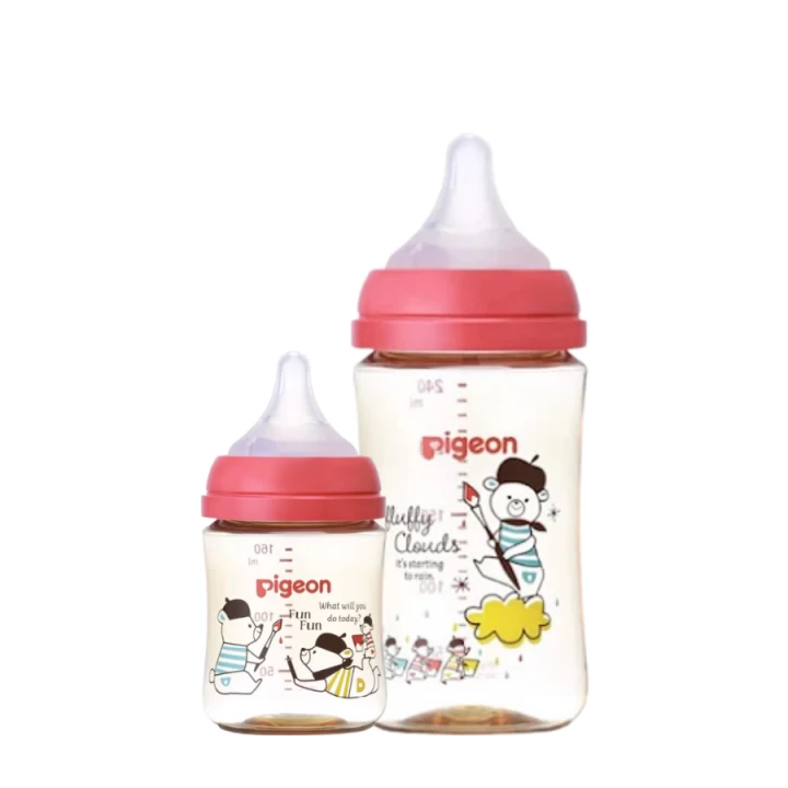 Bình Sữa Cho Bé Pigeon PPSU Plus Thế Hệ 3 Loại 160ML/240ML