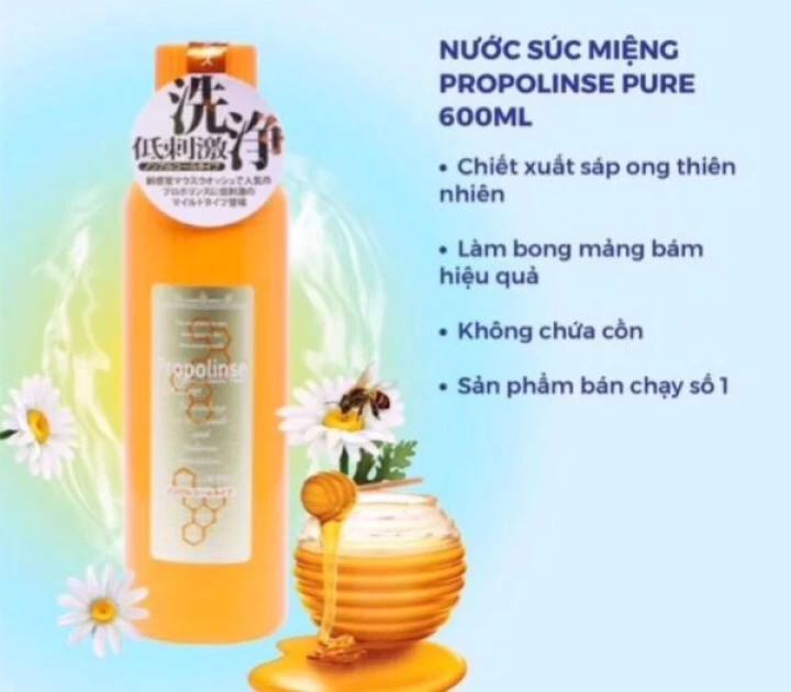 Nước Súc Miệng Propolinse Nhật Bản 600ML