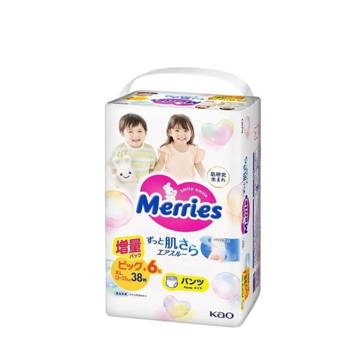 Bỉm Merries Cộng Miếng Nội Địa Nhật Bản Full Size