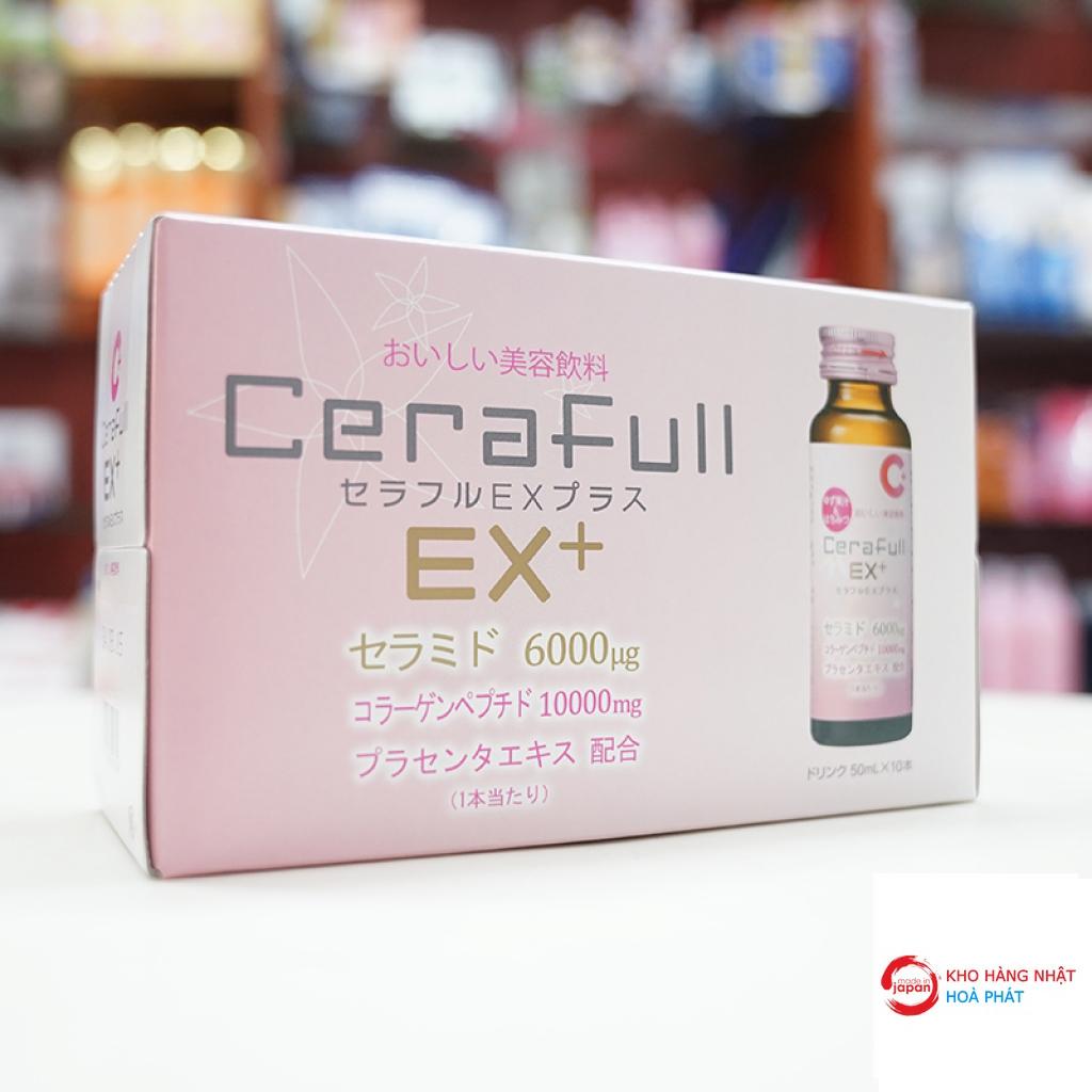 Collagen Cerafull EX+ (50ml x 10) nội địa Nhật