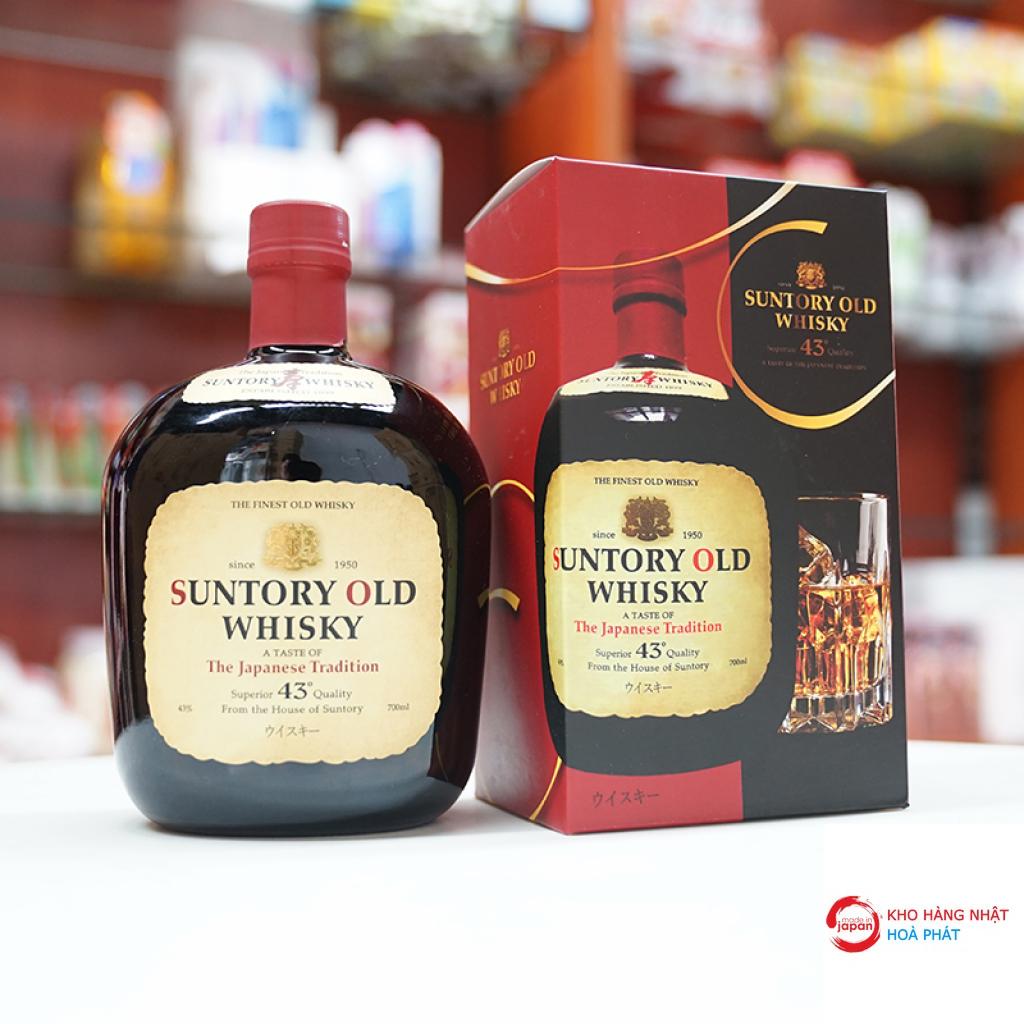 Rượu Suntory OLD Whisky 700ml (có hộp) rẻ nhất