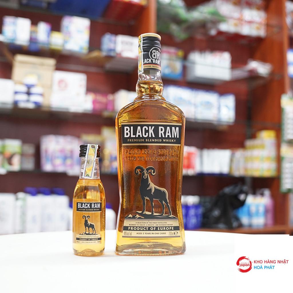 Rượu Whisky Black Ram Premium Blended 700ml (Bulgaria)