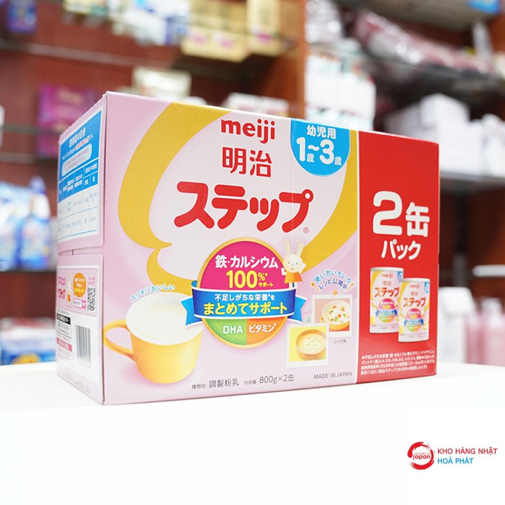 Sét 2 hộp sữa Meiji 1-3 (800g*2 hộp) rẻ nhất