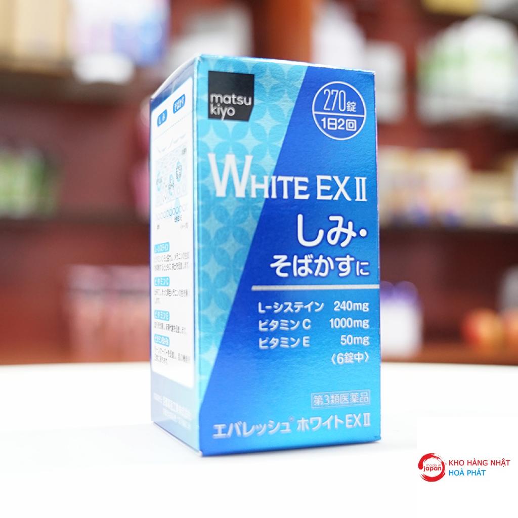 Viên uống trắng da, trị nám Matsukiyo White EX II (270 viên) rẻ nhất