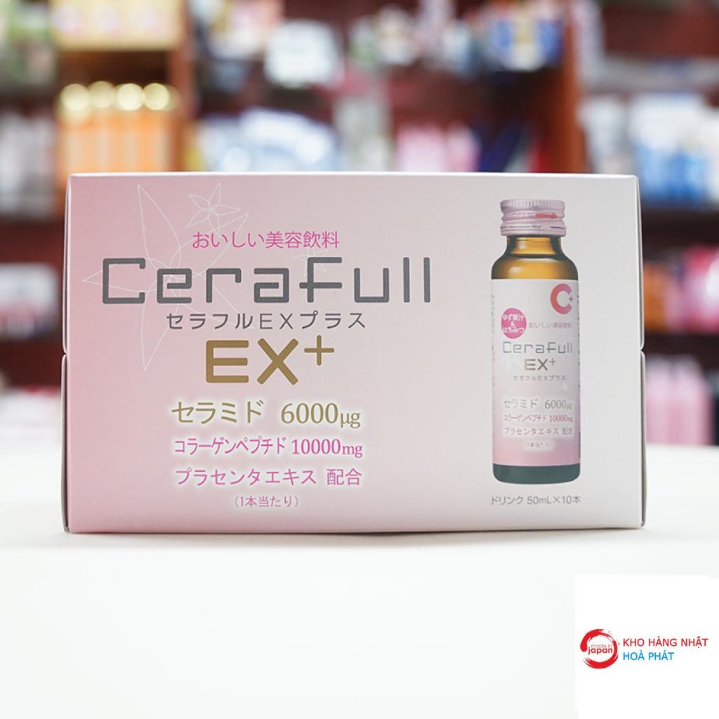 Collagen Cerafull EX+ (50ml x 10) nội địa Nhật