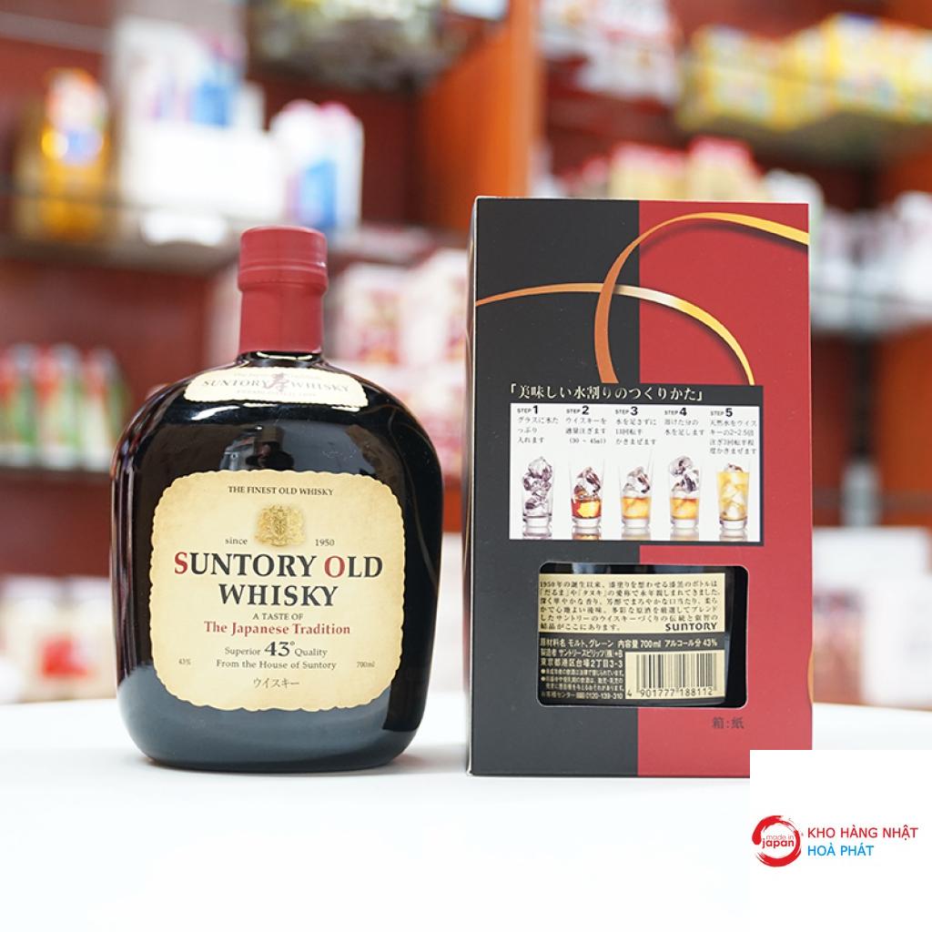 Rượu Suntory OLD Whisky 700ml (có hộp) rẻ nhất