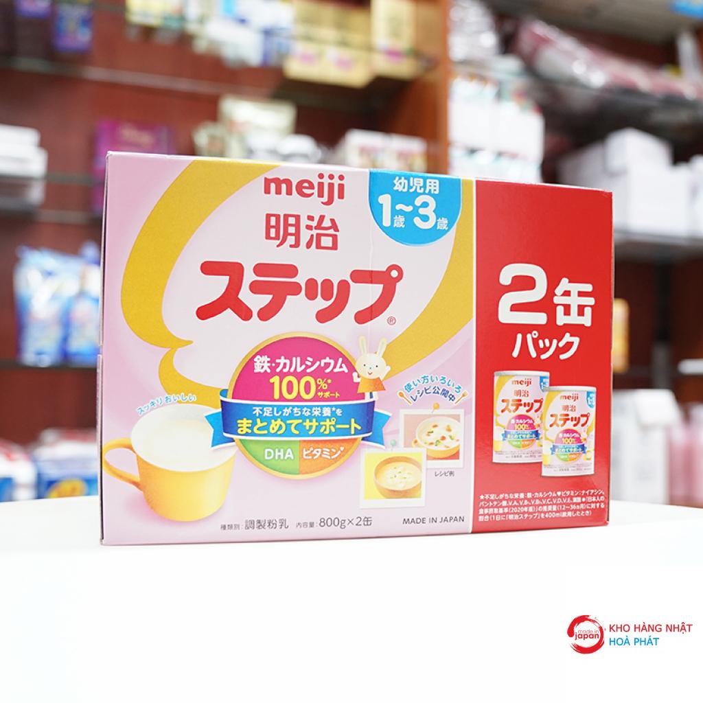 Sét 2 hộp sữa Meiji 1-3 (800g*2 hộp) rẻ nhất