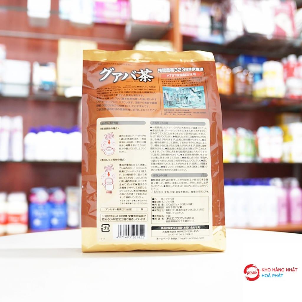 Trà ổi Orihiro 120g (60 gói) rẻ nhất