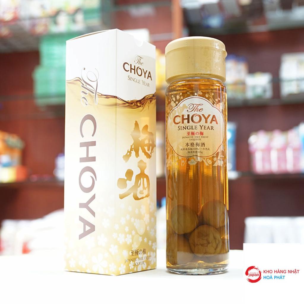 Rượu mơ Choya Single Year 650ml nội địa Nhật (có hộp)