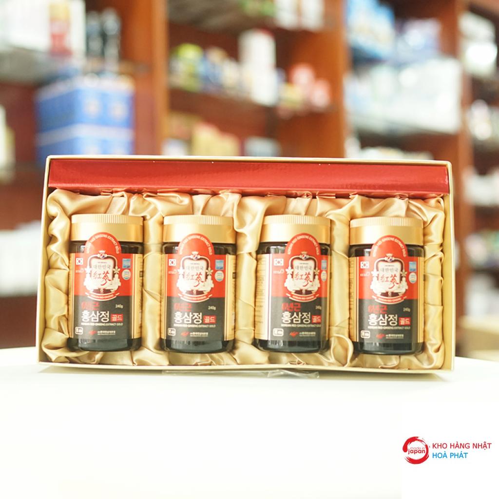 Cao hồng sâm nguyên chất Korea Red Ginseng Extract GOLD 960g (240g x 4 lọ) giá rẻ nhất