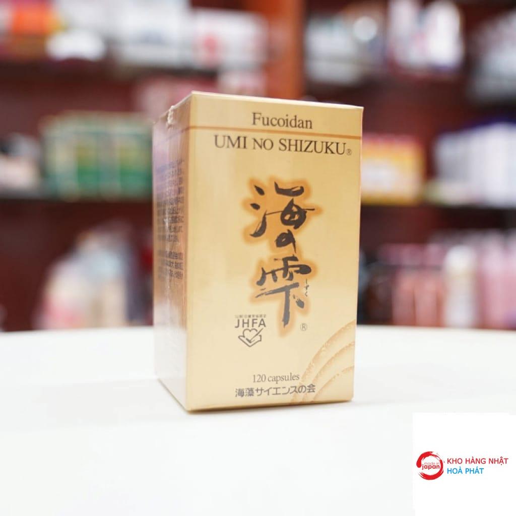 Fucoidan umi no shizuku 120 viên (màu vàng) nội địa Nhật Bản rẻ nhất