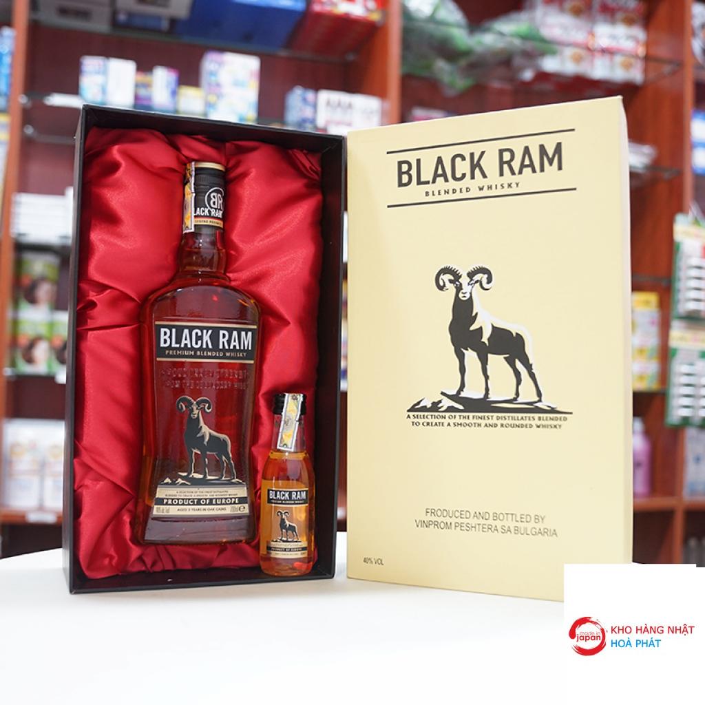 Rượu Whisky Black Ram Premium Blended 700ml (Bulgaria)