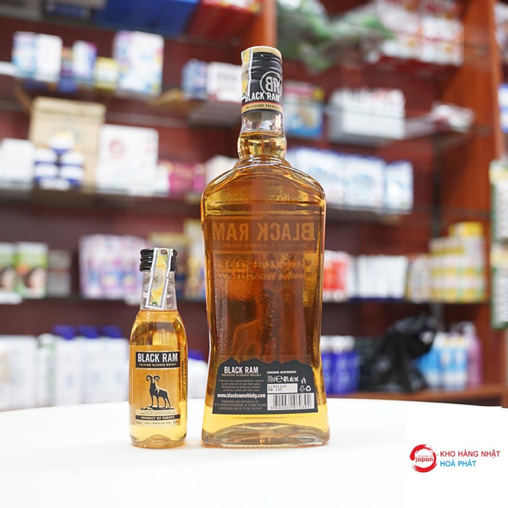 Rượu Whisky Black Ram Premium Blended 700ml (Bulgaria)