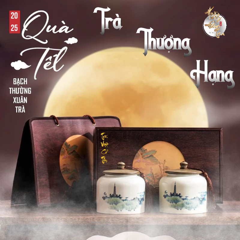 Bộ Trà Quà Tết Hộp Gỗ 2 Hũ Chè Uống Thượng Hạng Ngon Tặng Doanh Nghiệp Cao Cấp Biếu Sếp Ý Nghĩa 2026