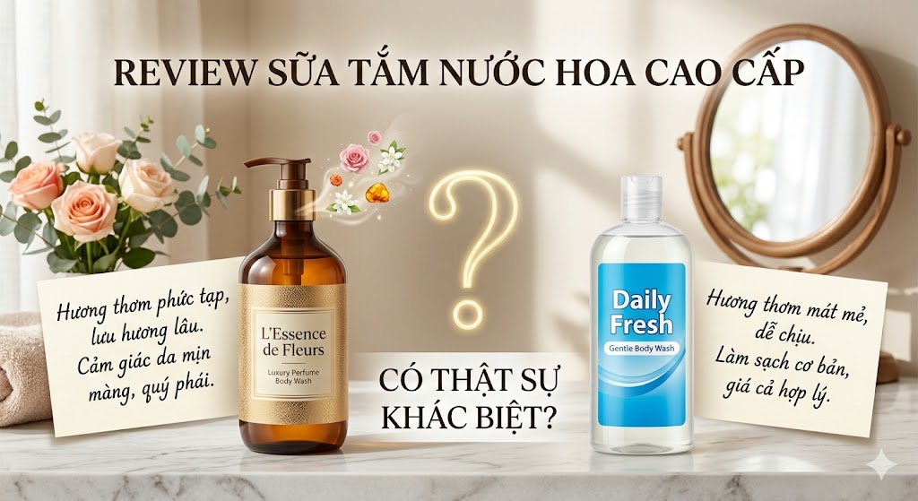 Review Sữa Tắm Nước Hoa Cao Cấp Có Thật Sự Khác Biệt? Review Sữa Tắm Nước Hoa Cao Cấp Có Thật Sự Khác Biệt?