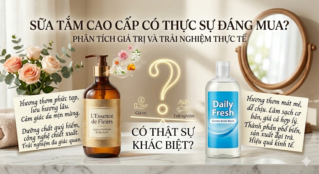 Sữa Tắm Cao Cấp Có Thực Sự Đáng Mua? Sữa Tắm Cao Cấp Có Thực Sự Đáng Mua?