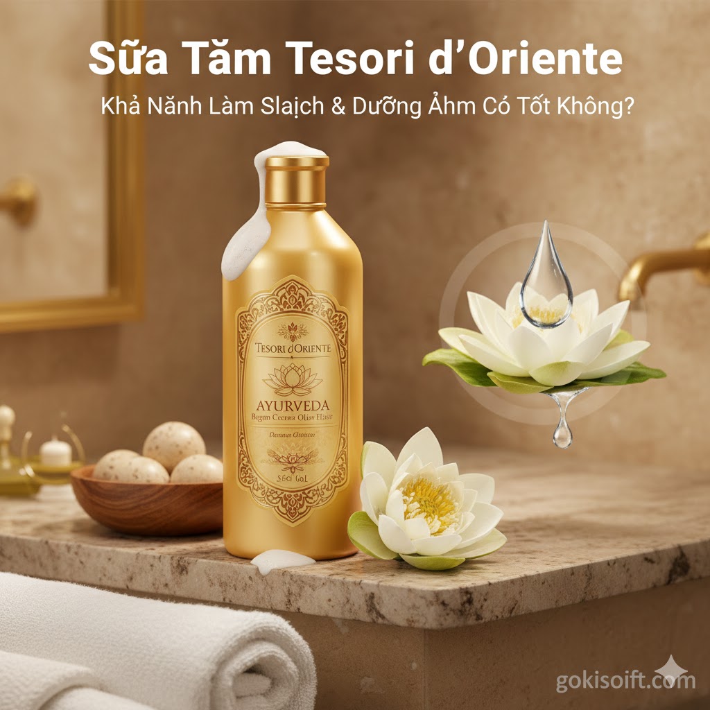 Sữa Tắm Tesori d’Oriente Khả Năng Làm Sạch & Dưỡng Ẩm Có Tốt Không?