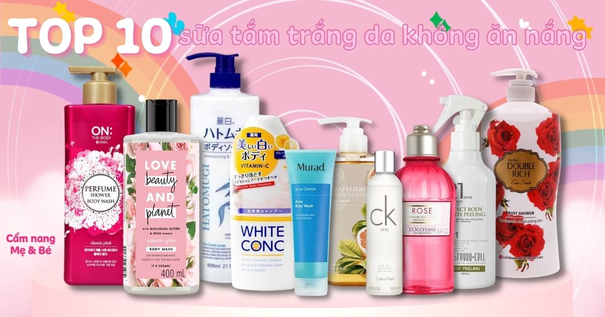 Top 10 sữa tắm giá rẻ dưới 100K đáng mua nhất hiện nay Top 10 sữa tắm giá rẻ dưới 100K đáng mua nhất hiện nay