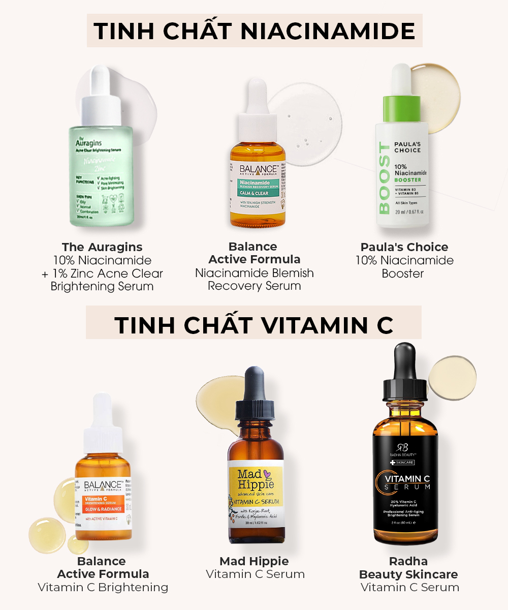 niacinamide vs vitamin c, niacinamide có tốt không niacinamide vs vitamin c, niacinamide có tốt không