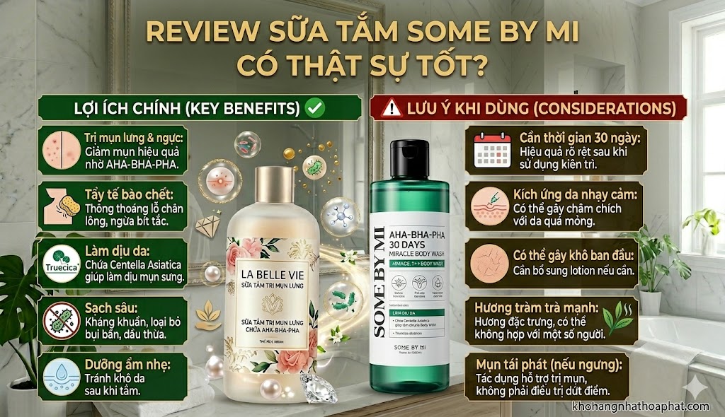 Review Sữa Tắm Some By Mi Có Thật Sự Tốt? Review Sữa Tắm Some By Mi Có Thật Sự Tốt?