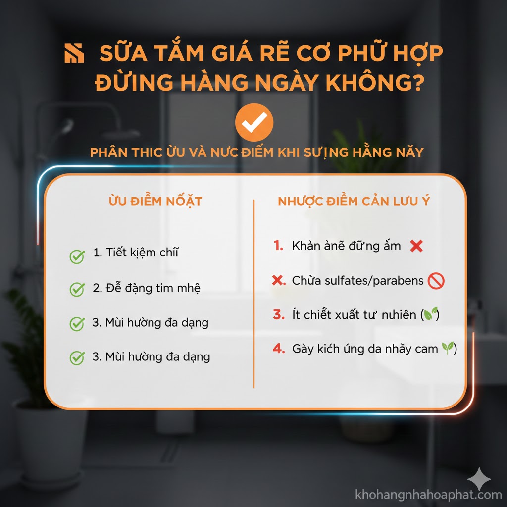 Sữa Tắm Giá Rẻ Có Phù Hợp Dùng Hàng Ngày Không? Sữa Tắm Giá Rẻ Có Phù Hợp Dùng Hàng Ngày Không?