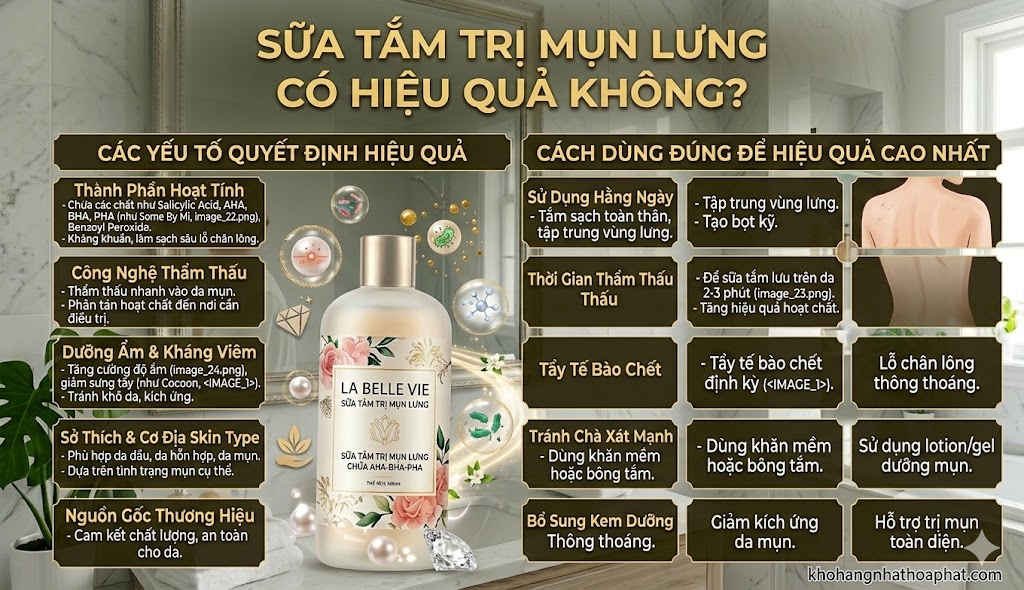 Sữa Tắm Trị Mụn Lưng Có Hiệu Quả Không? Sữa Tắm Trị Mụn Lưng Có Hiệu Quả Không?