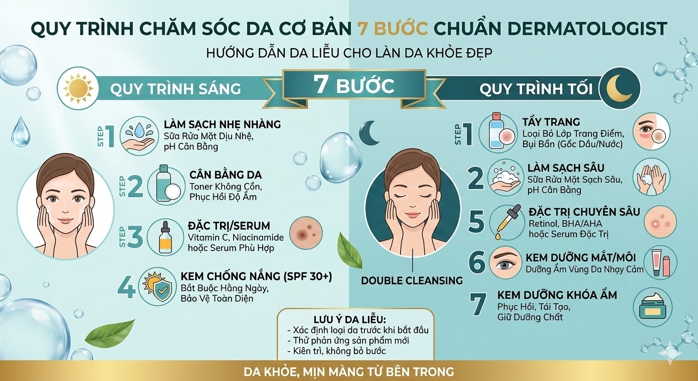 Những Sản Phẩm Skincare Cơ Bản Người Mới Nên Có